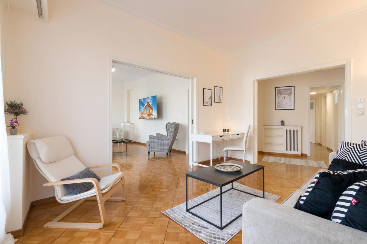 Phaedrus Living: City Center Flat Michalakopoulou Aten Exteriör bild